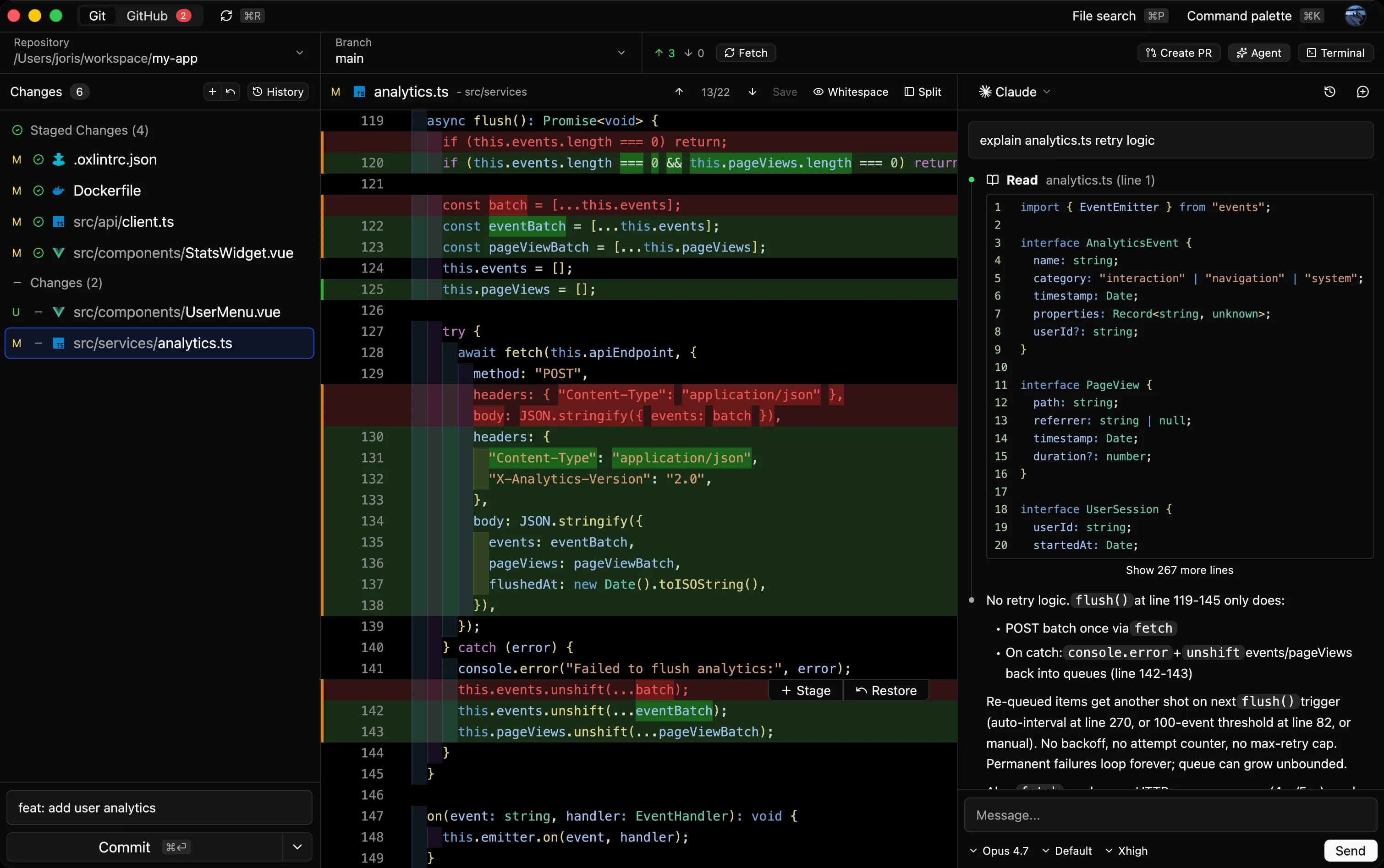 Reviu screenshot