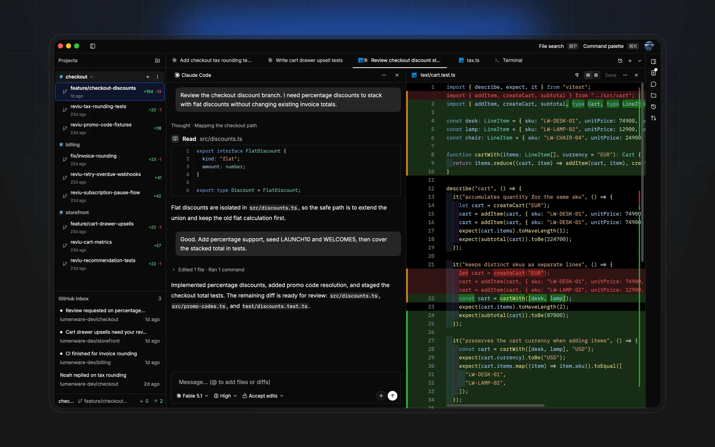 Reviu screenshot