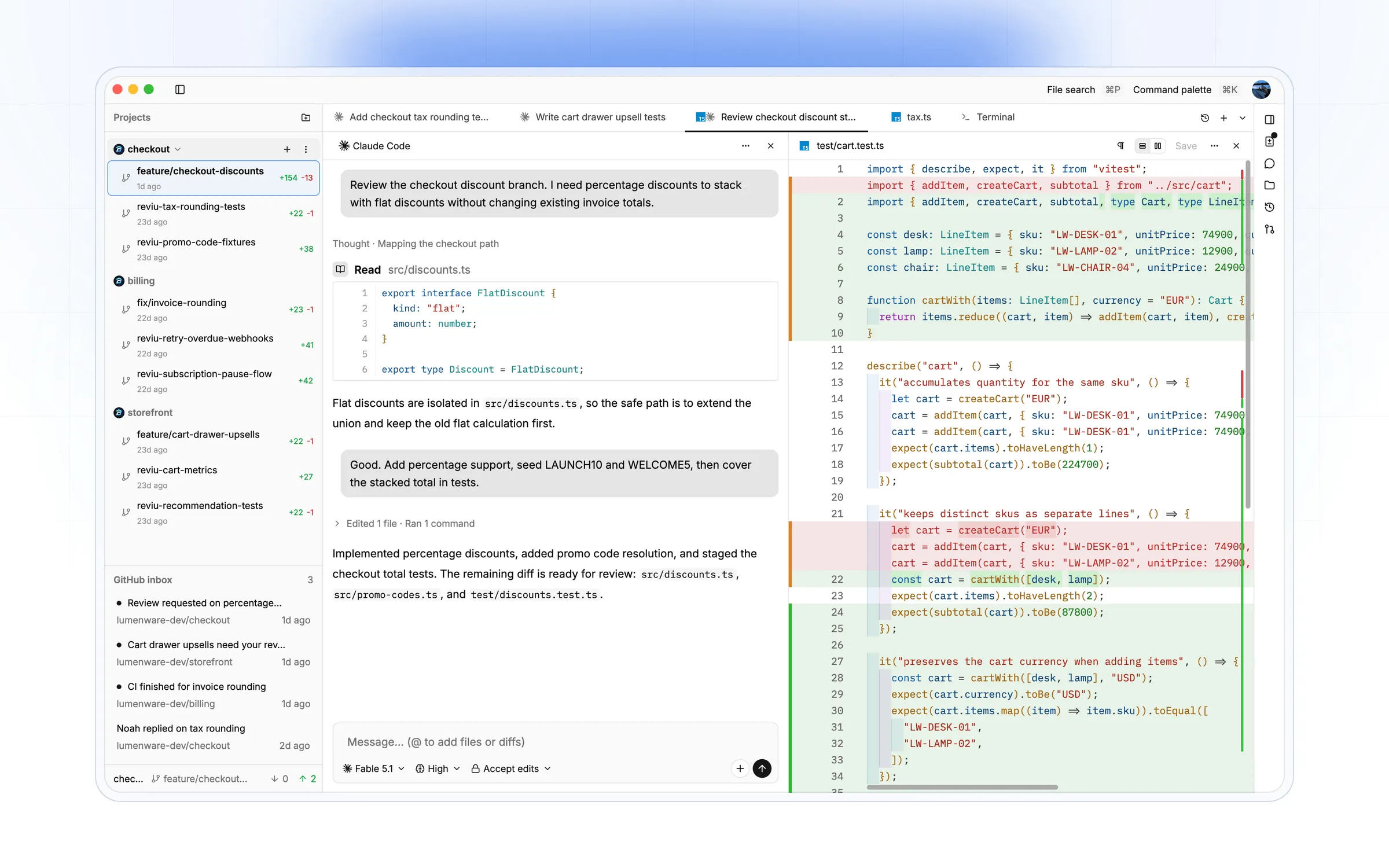 Reviu screenshot
